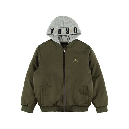 ジュニア(130-170cm) アウター JORDAN(ジョーダン) JDN BIG LOGO HOODED BOMBER