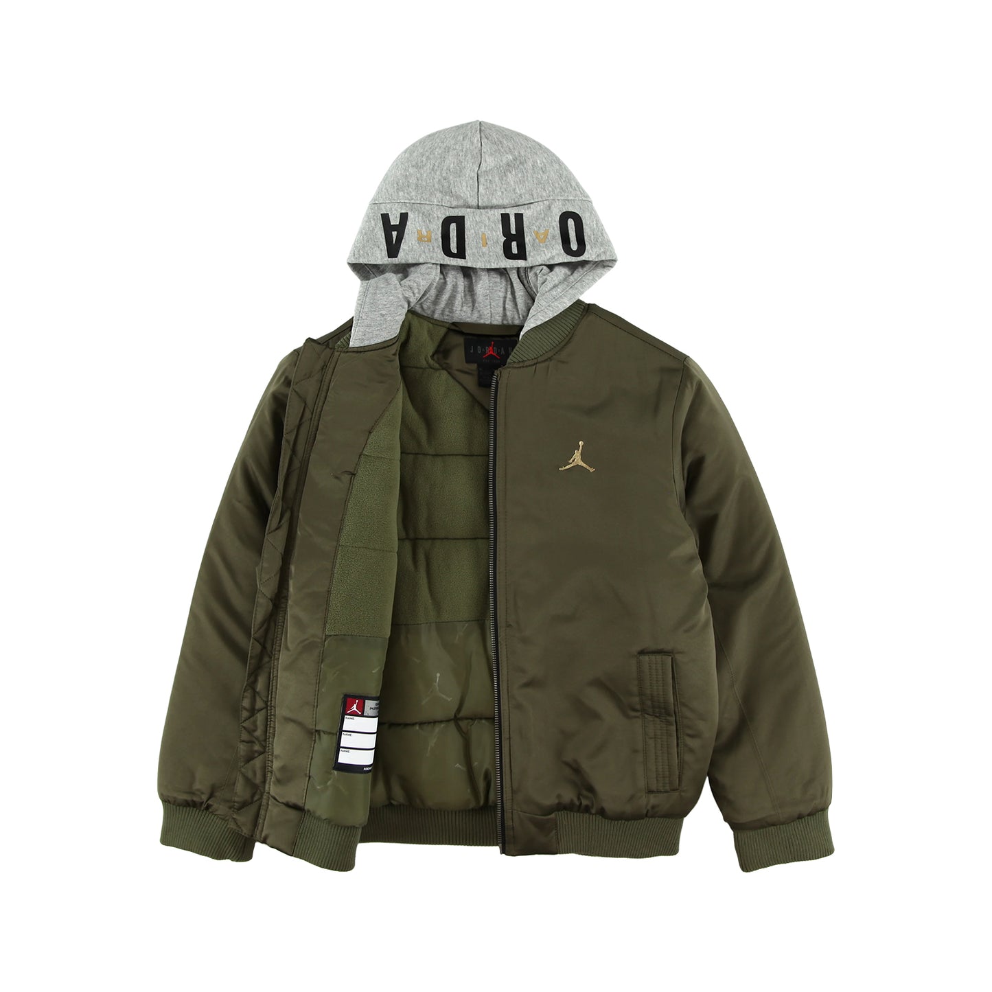 ジュニア(130-170cm) アウター JORDAN(ジョーダン) JDN BIG LOGO HOODED BOMBER