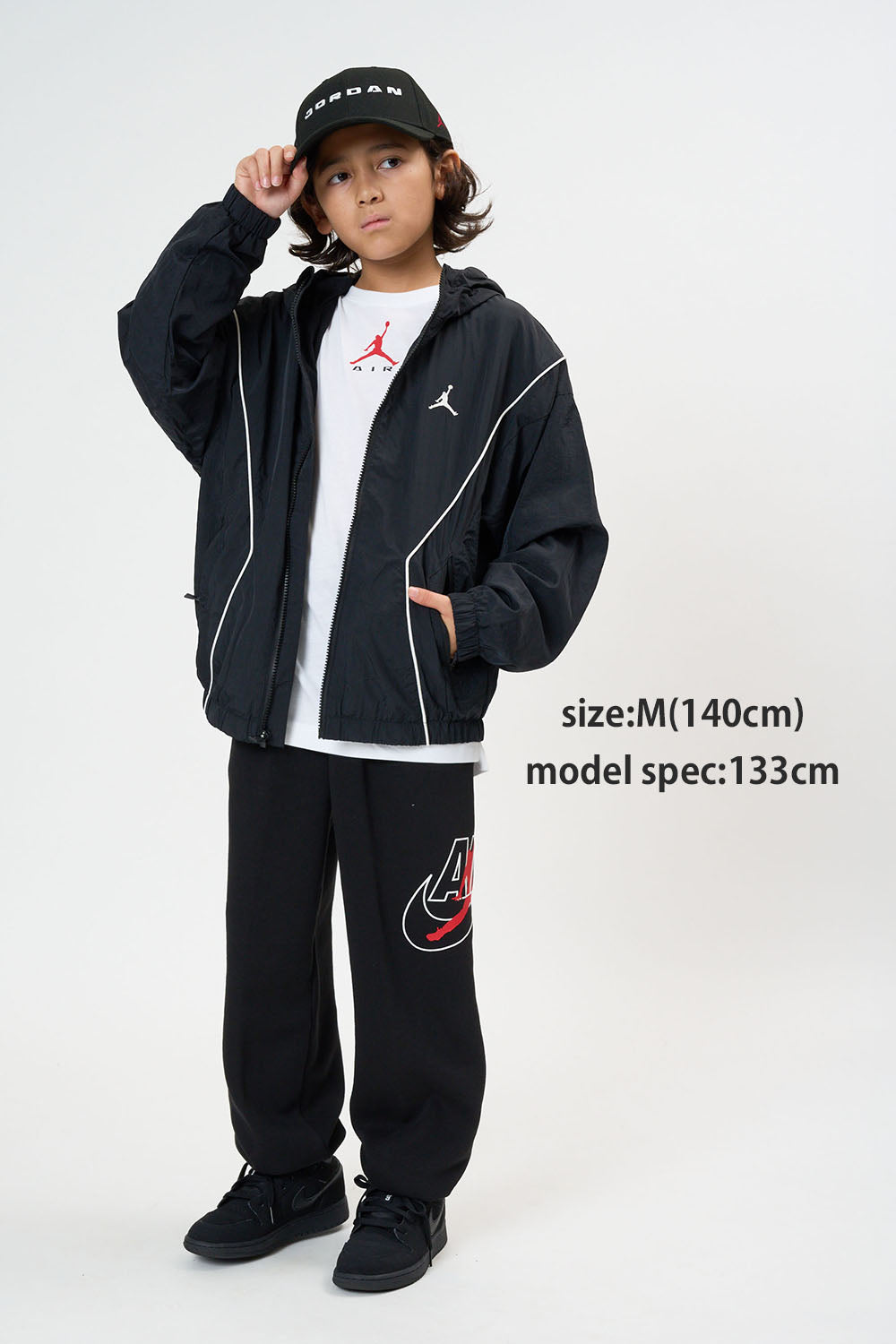 ジュニア(130-170cm)  JORDAN(ジョーダン) ジャケット JDB ESS DRAFT JACKET
