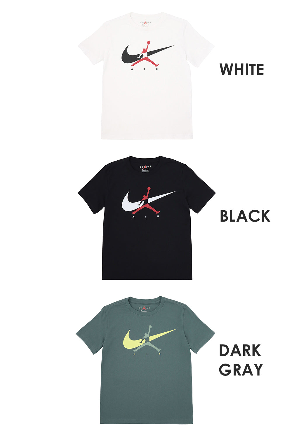 【公式限定】ジュニア(130-170cm)  JORDAN(ジョーダン) 半袖Tシャツ JDB JUMPMAN SWOOSH INTERSECTIO