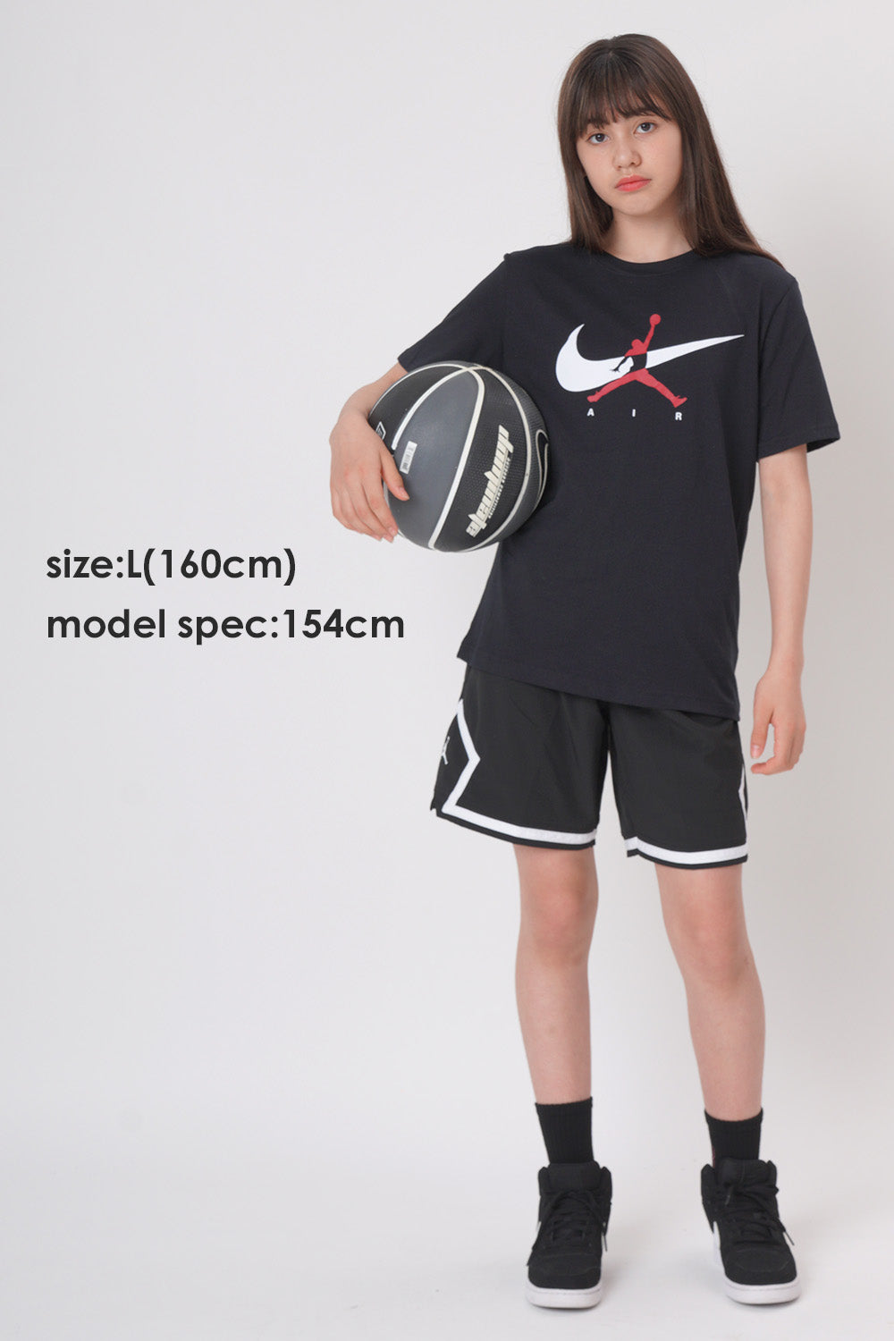 【公式限定】ジュニア(130-170cm)  JORDAN(ジョーダン) 半袖Tシャツ JDB JUMPMAN SWOOSH INTERSECTIO