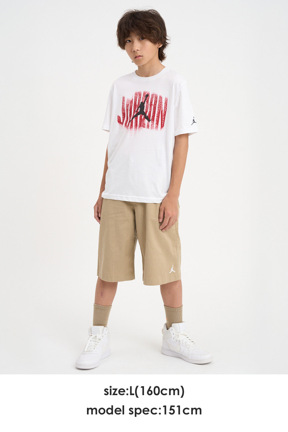 ジュニア(130-170cm) JORDAN(ジョーダン) ハーフパンツ JDB WE OUTSIDE
