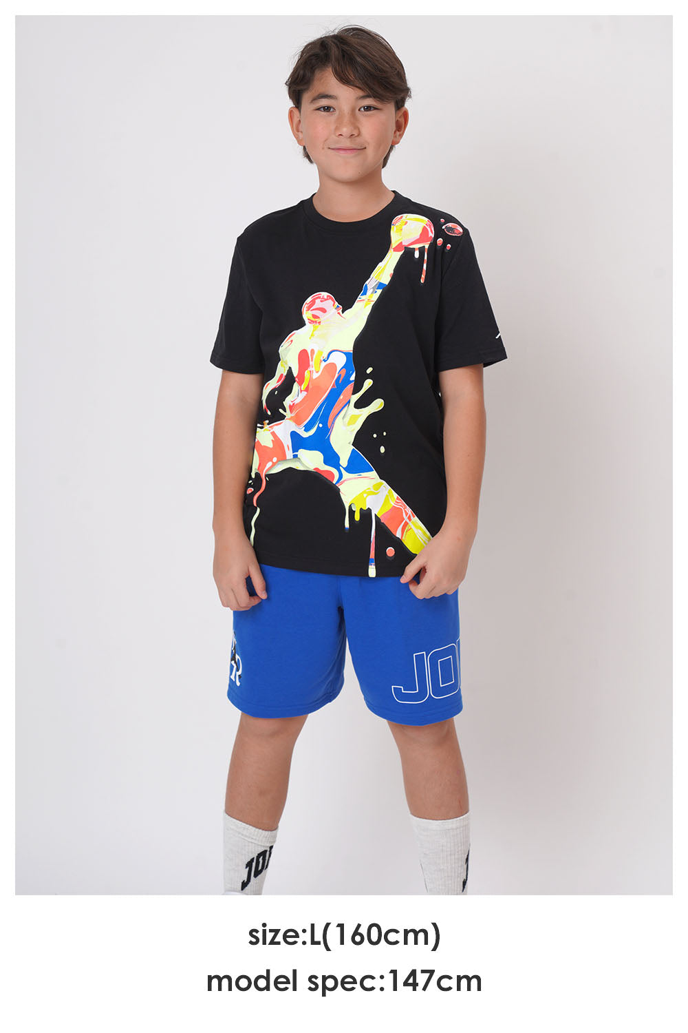 ジュニア(130-170cm)  JORDAN(ジョーダン) 半袖Tシャツ JDB SPR SPLSH PAINT SPILL JM