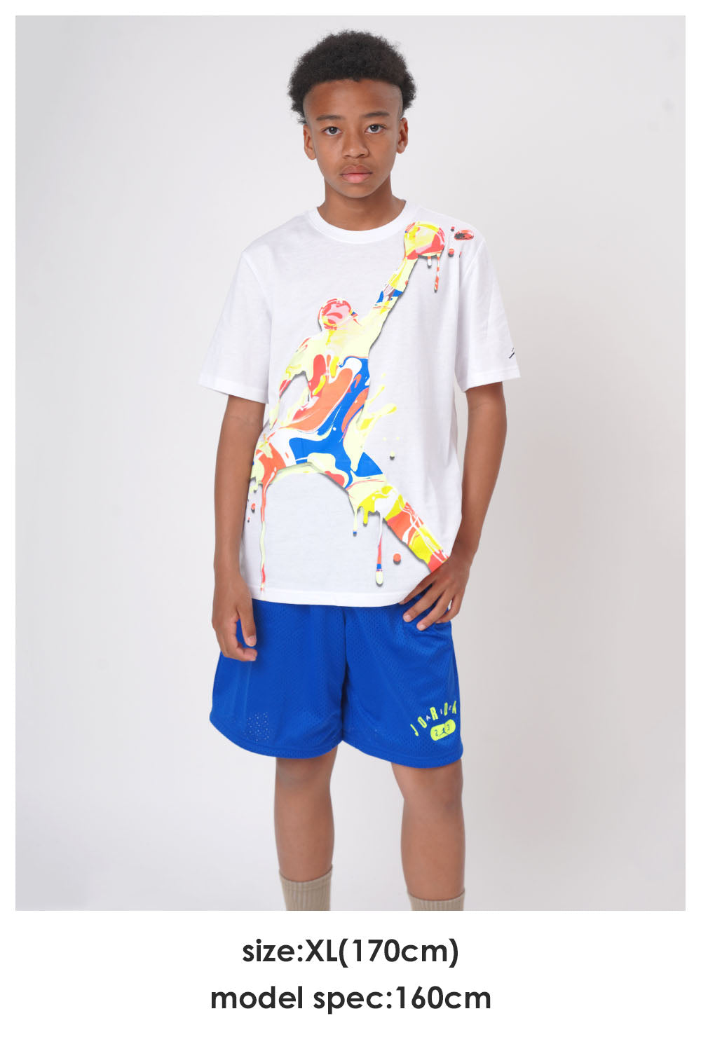 ジュニア(130-170cm)  JORDAN(ジョーダン) 半袖Tシャツ JDB SPR SPLSH PAINT SPILL JM