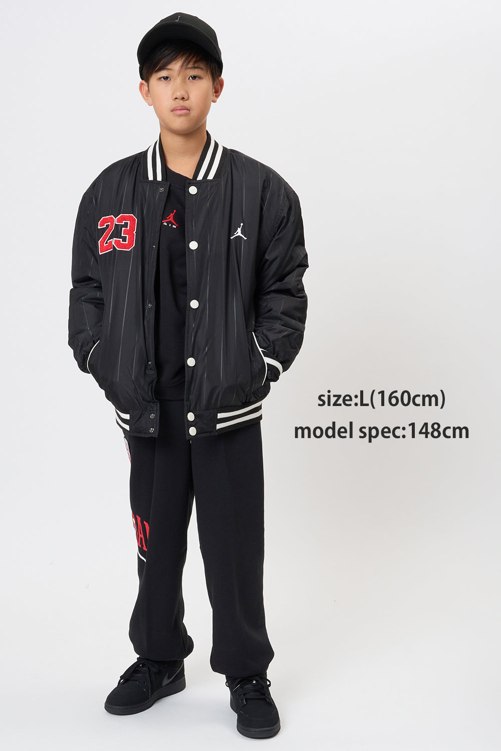 ジュニア(130-170cm)  JORDAN(ジョーダン) ジャケット JDN BASEBALL BOMBER