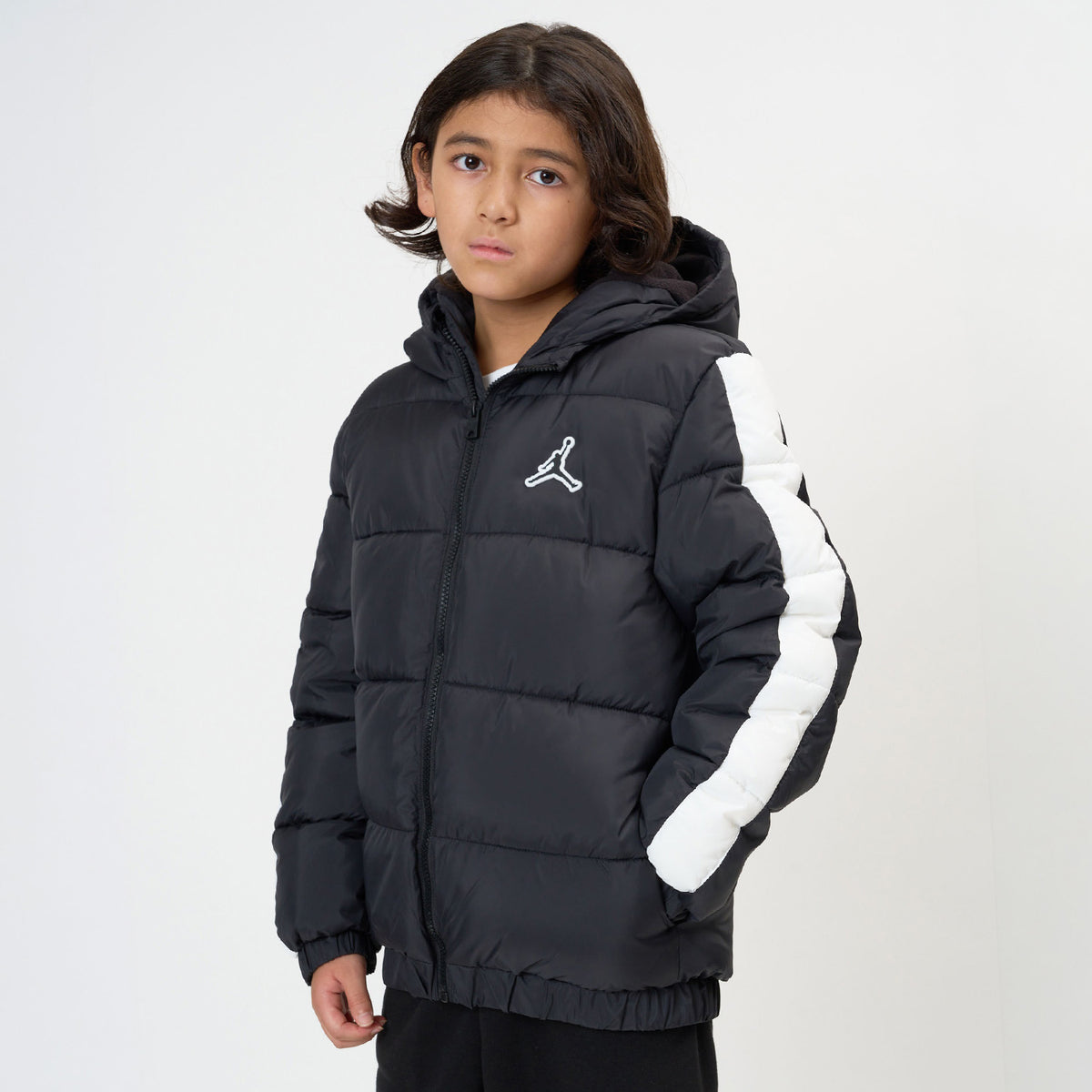 ジュニア(130-170cm)  JORDAN(ジョーダン) ジャケット JDB COLOR BLOCK PUFFER JACKET