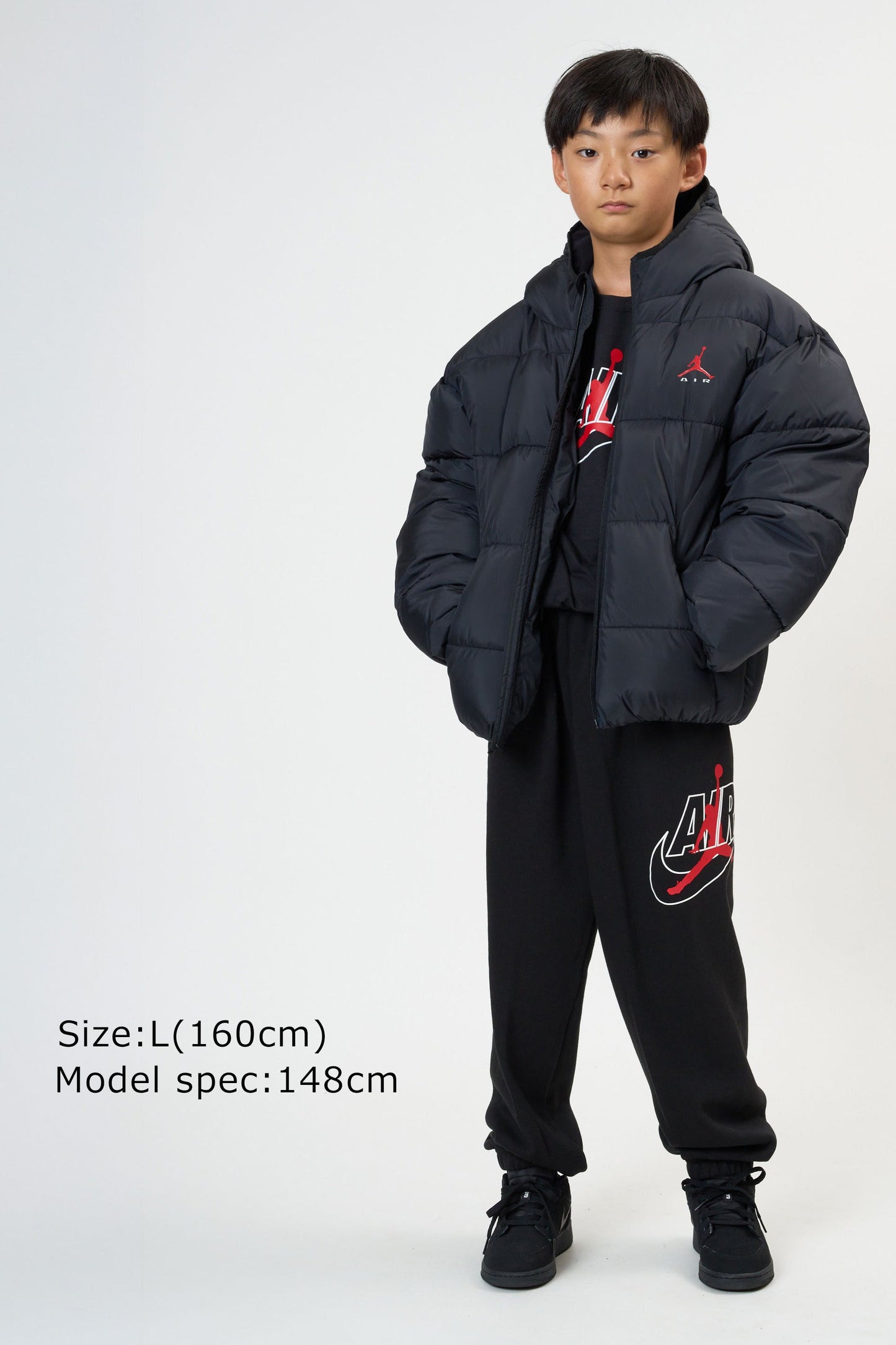 ジュニア(130-170cm)  JORDAN(ジョーダン) ジャケット JDN BROOKLYN GFX PUFFER