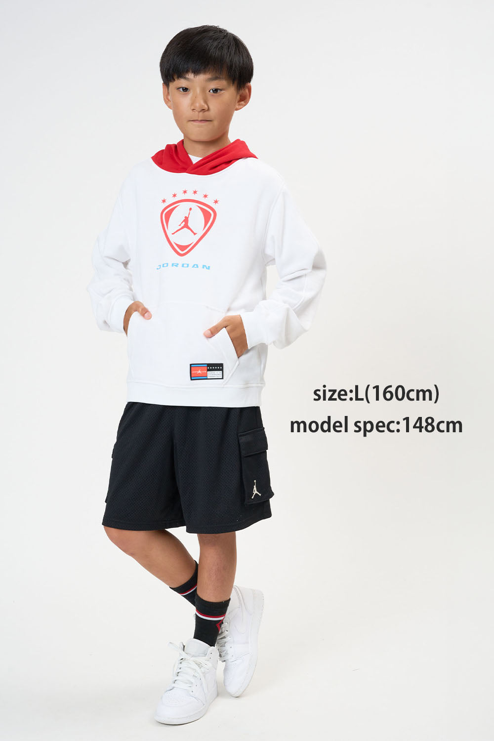 ジュニア(130-170cm)  JORDAN(ジョーダン) パーカー JDB JORDAN FC PO