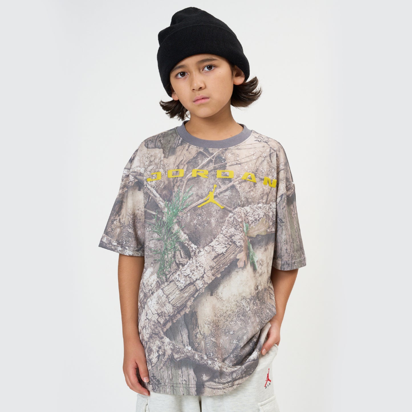 ジュニア(130-170cm)  JORDAN(ジョーダン) 半袖Tシャツ JDB MJ BK REAL TREE AOP TEE