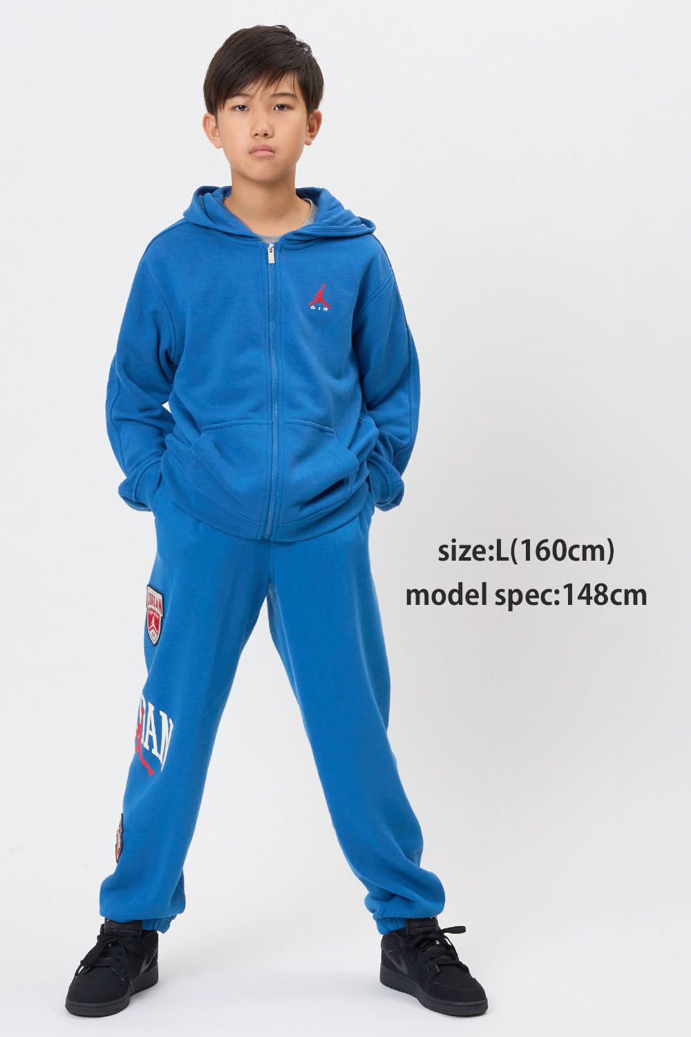 ジュニア(130-170cm)  JORDAN(ジョーダン) パーカー JDB BROOKLYN FULL ZIP HOODY