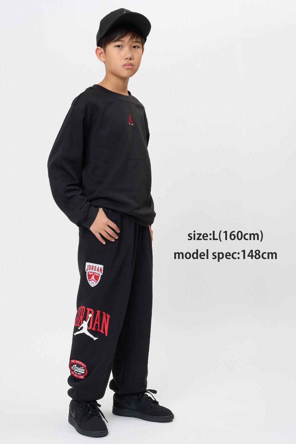 ジュニア(130-170cm)  JORDAN(ジョーダン) トレーナー JDB BROOKLYN F ST CREW