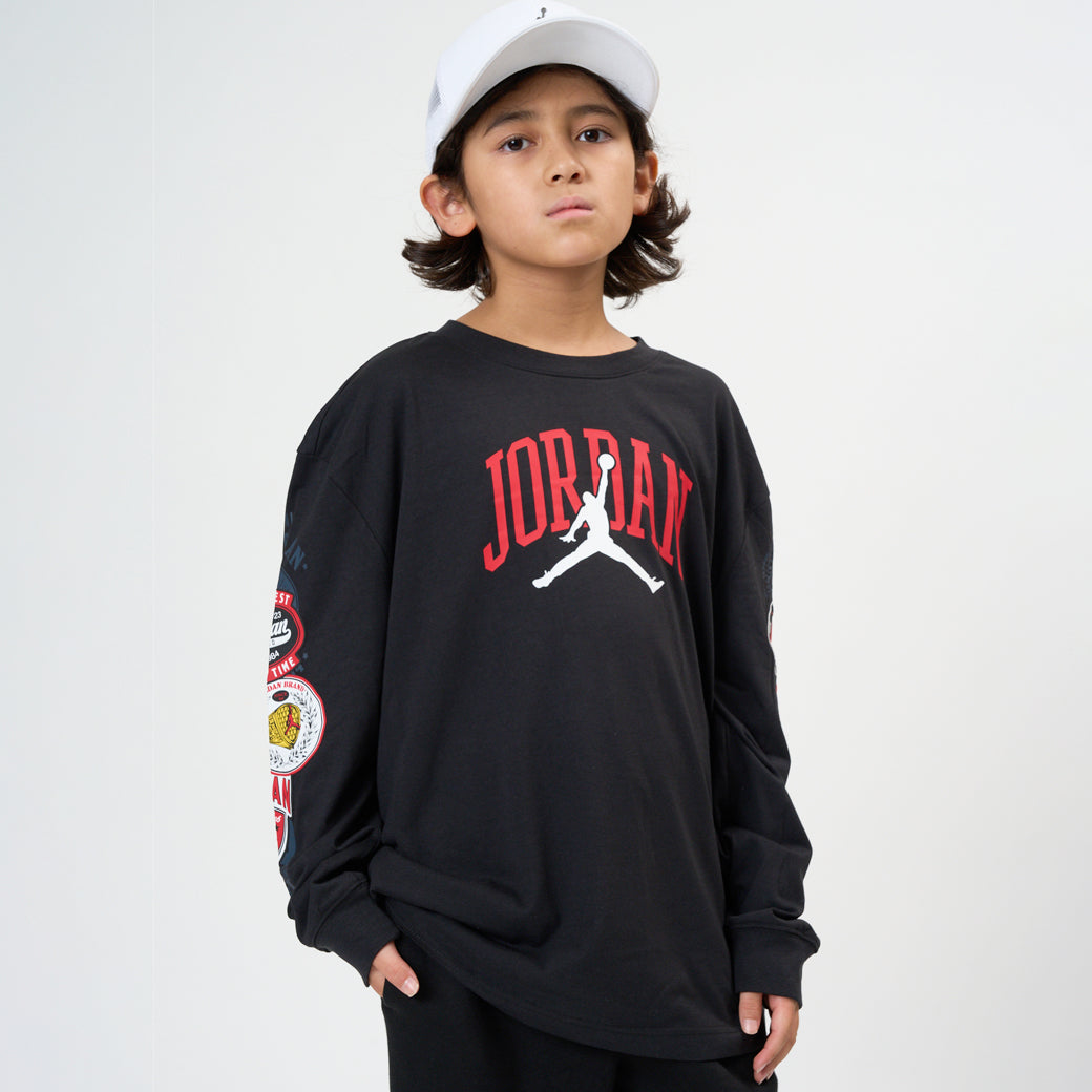 ジュニア(130-170cm)  JORDAN(ジョーダン) 長袖Tシャツ JDB I23 HIGHWAY ARCH LS TEE