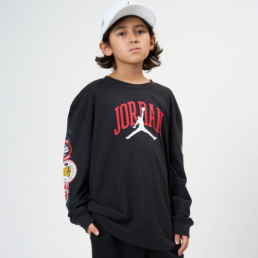 ジュニア(130-170cm)  JORDAN(ジョーダン) 長袖Tシャツ JDB I23 HIGHWAY ARCH LS TEE