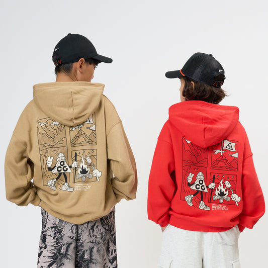 ジュニア(130-170cm) NIKE ACG (ナイキ) パーカー ACB B ACG GFX PEAKY FLEECE HOO