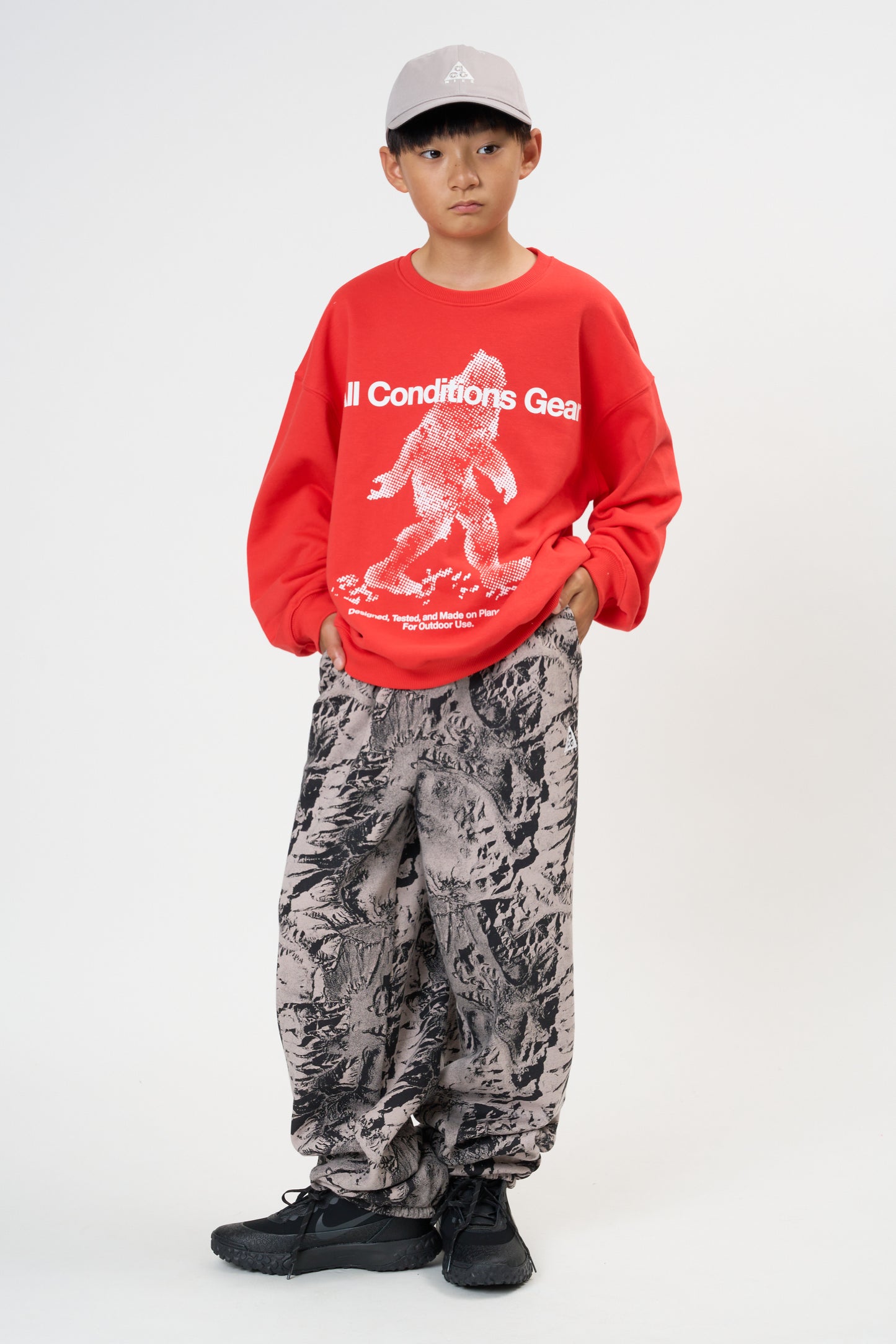 ジュニア(130-170cm) NIKE ACG (ナイキ) スエットシャツ ACB B ACG  YETI CREW NECK FLEE