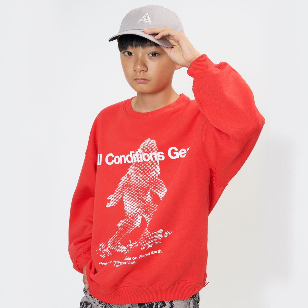 ジュニア(130-170cm) NIKE ACG (ナイキ) スエットシャツ ACB B ACG  YETI CREW NECK FLEE