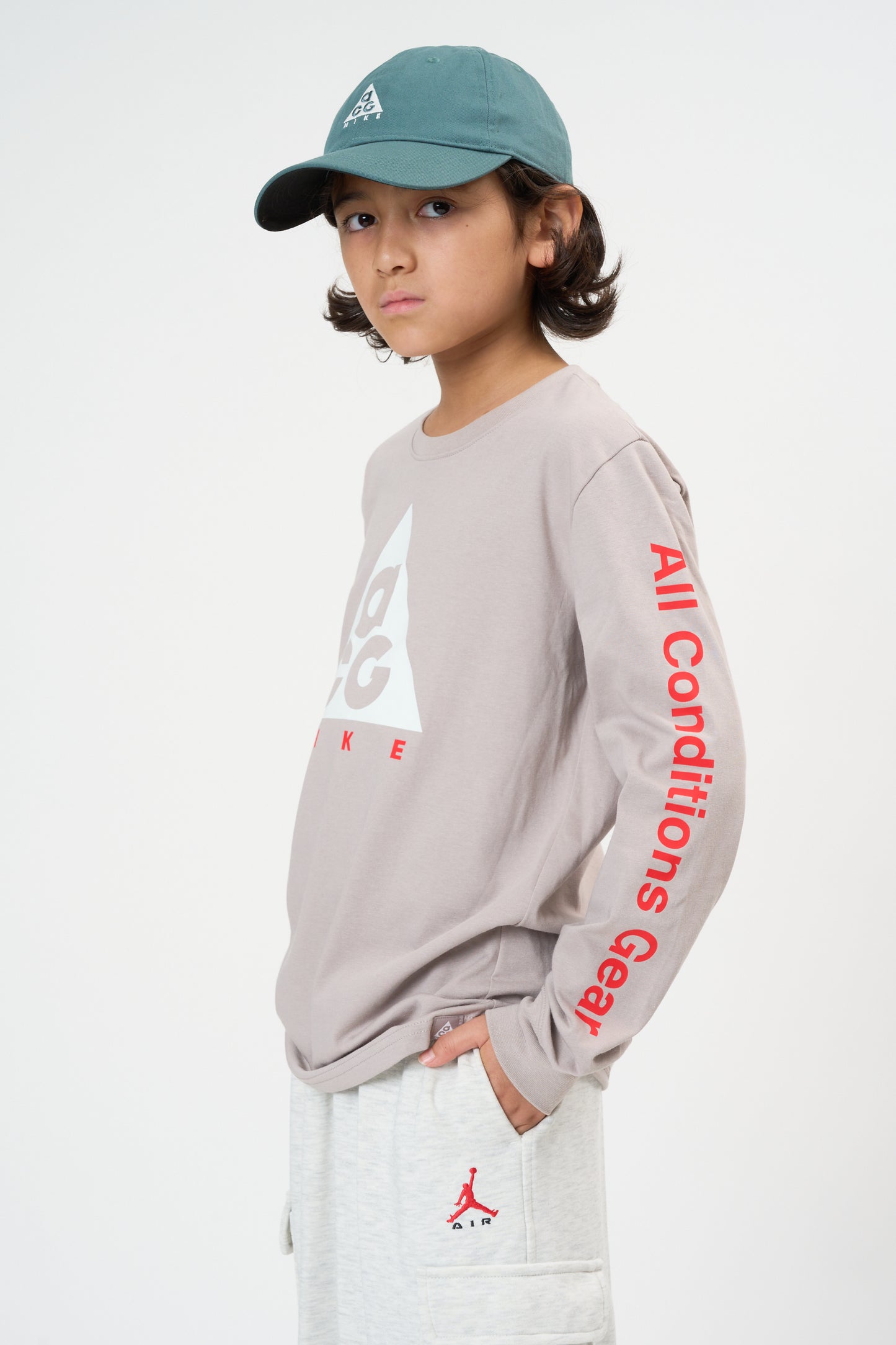 ジュニア(130-170cm) NIKE ACG (ナイキ) 長袖Tシャツ ACN N ACG HBR LS JERSEY TEE