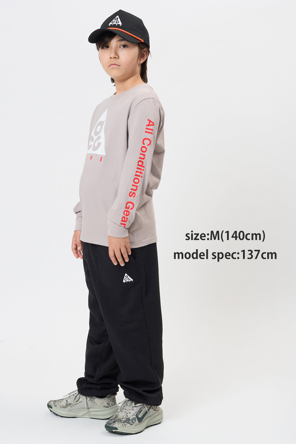 ジュニア(130-170cm) NIKE ACG (ナイキ) 長袖Tシャツ ACN N ACG HBR LS JERSEY TEE