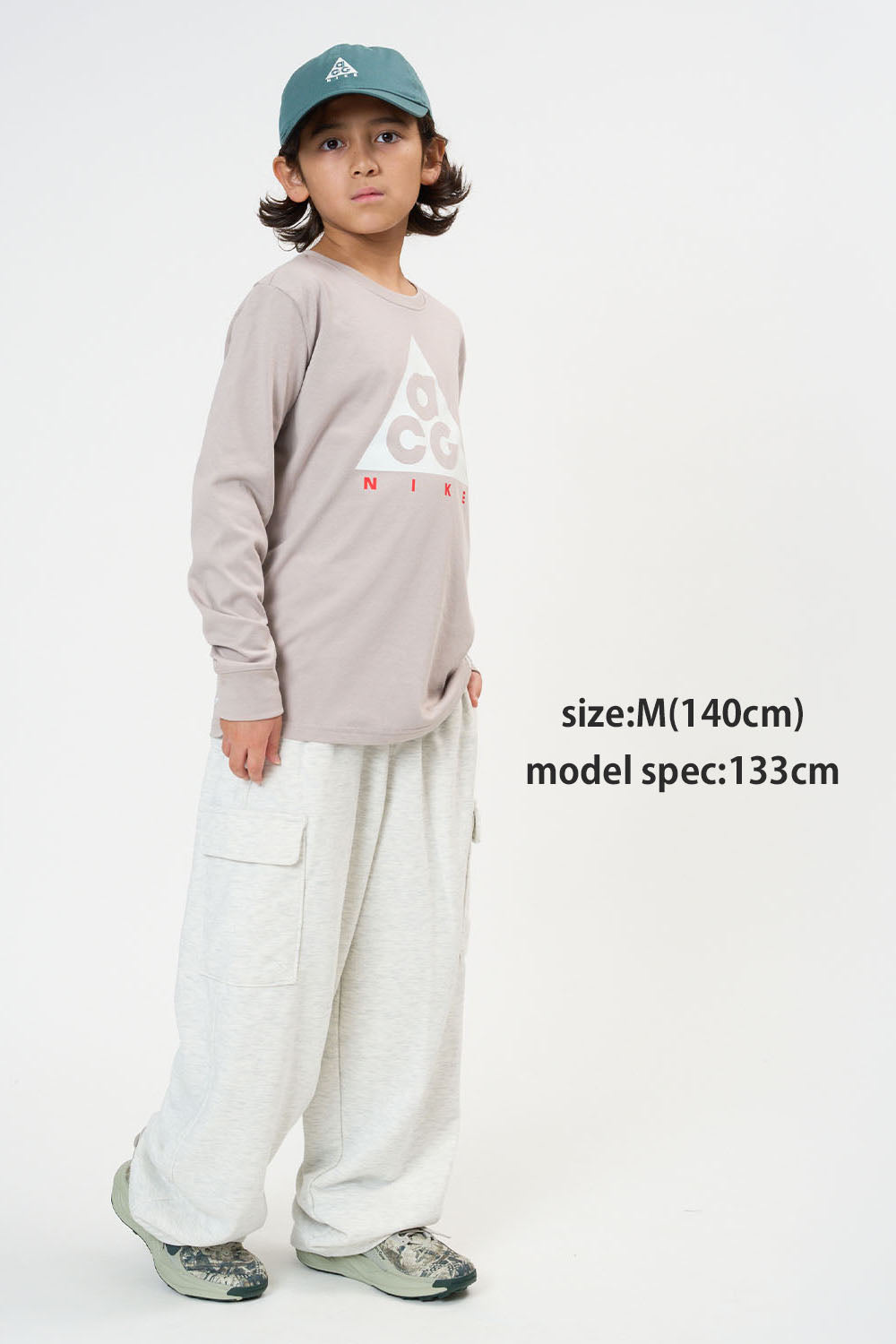 ジュニア(130-170cm) NIKE ACG (ナイキ) 長袖Tシャツ ACN N ACG HBR LS JERSEY TEE