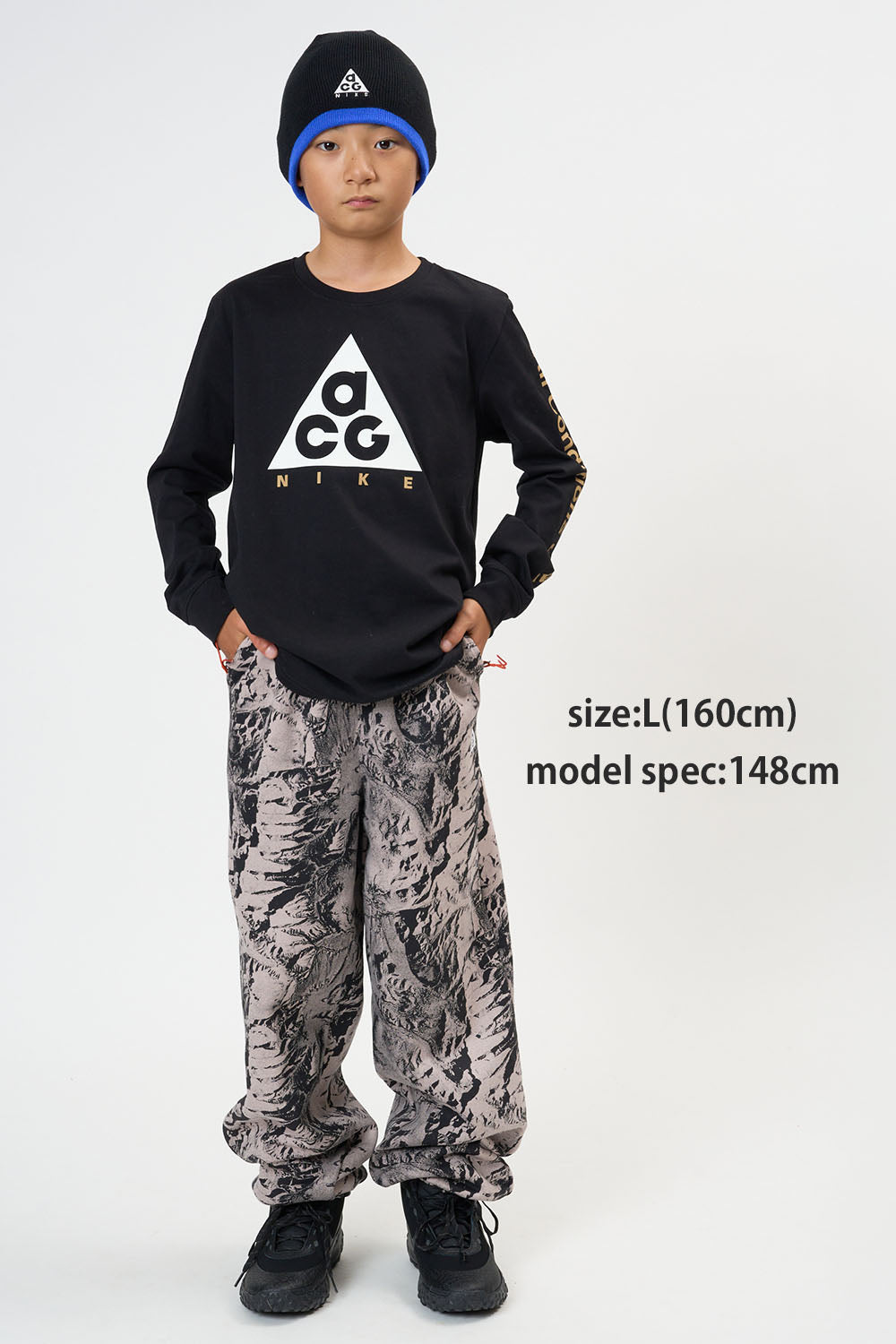 ジュニア(130-170cm) NIKE ACG (ナイキ) 長袖Tシャツ ACN N ACG HBR LS JERSEY TEE