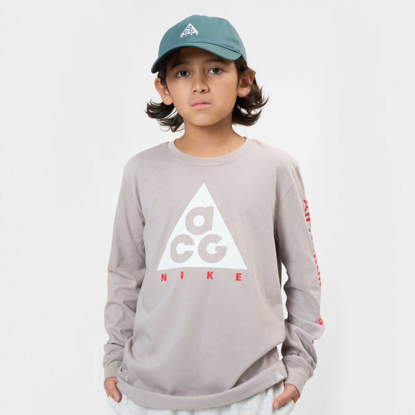 ジュニア(130-170cm) NIKE ACG (ナイキ) 長袖Tシャツ ACN N ACG HBR LS JERSEY TEE