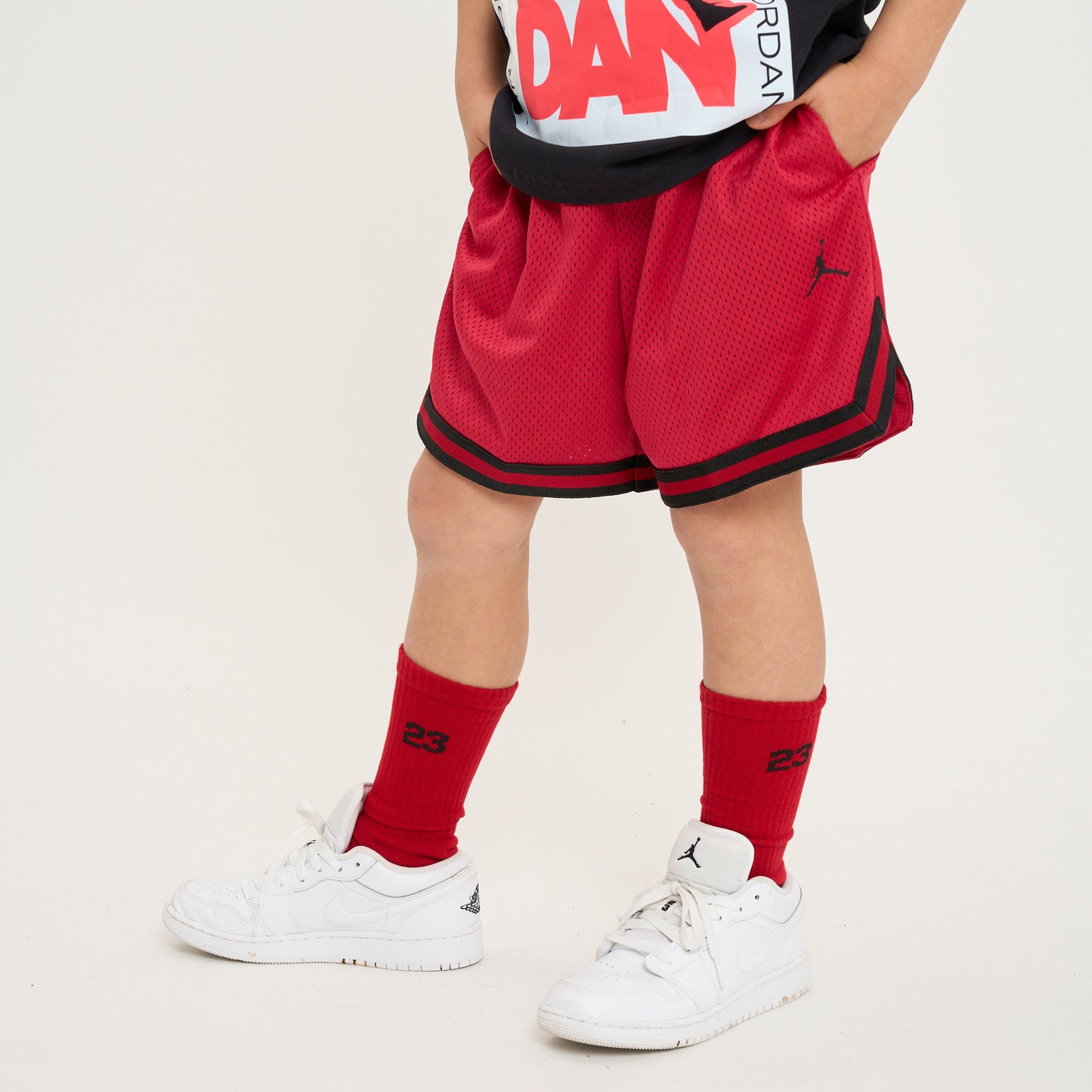 【公式限定】ソックス(21-23cm)  JORDAN(ジョーダン) ソックス JHN BASELINE 3PK CREW