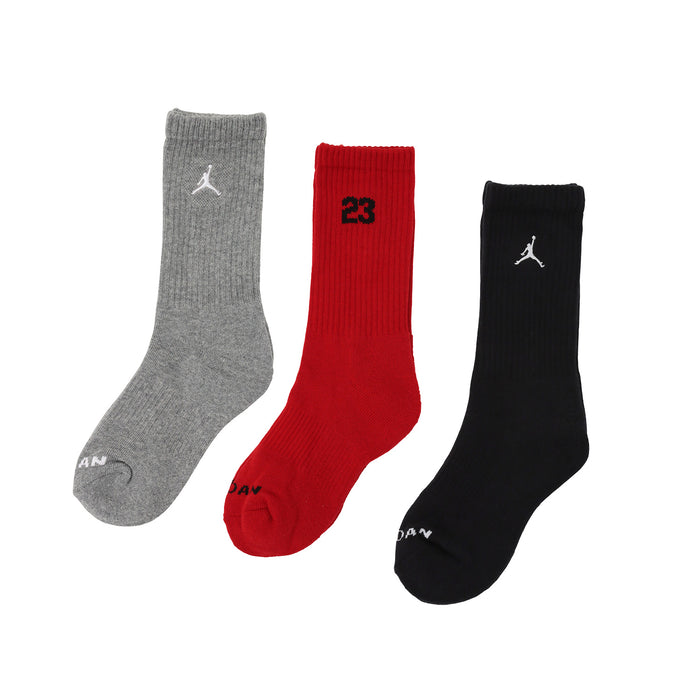 【公式限定】ソックス(21-23cm)  JORDAN(ジョーダン) ソックス JHN BASELINE 3PK CREW