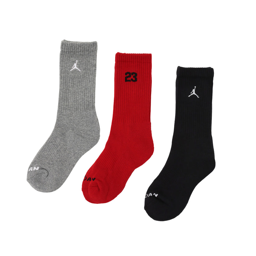 【公式限定】ソックス(21-23cm)  JORDAN(ジョーダン) ソックス JHN BASELINE 3PK CREW