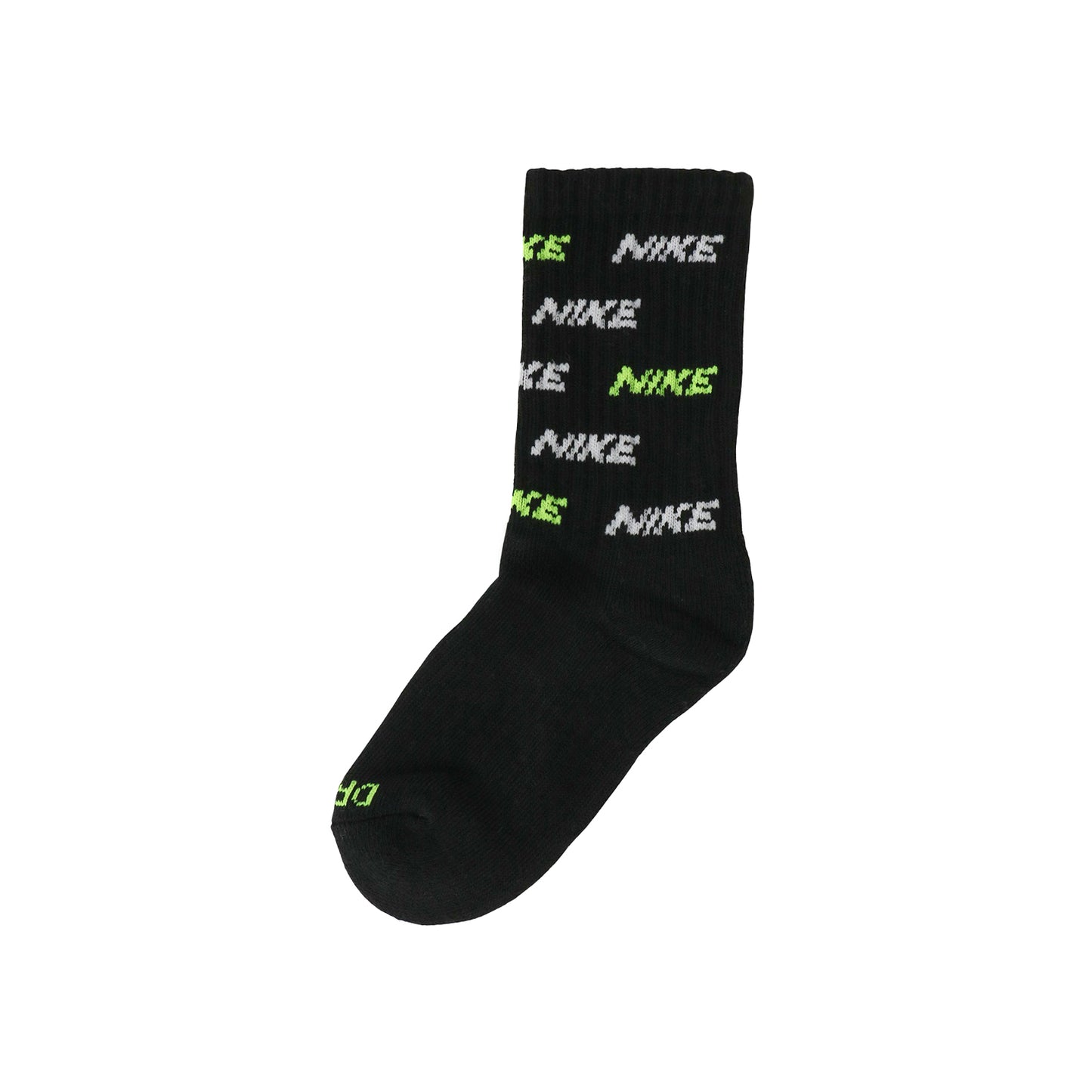 【公式限定】ソックス(17-21cm)  NIKE(ナイキ) ソックス NHN 3PK NIKE EMB CREW LOGO SOC