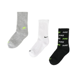 公式限定】ソックス(17-21cm) NIKE(ナイキ) ソックス NHN 3PK NIKE EMB