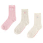ソックス(21-25cm)  A&F(アバクロンビー&フィッチ) AFHG 3PK HALF-CREW LETTUCE WEL