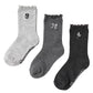 ソックス(21-25cm)  A&F(アバクロンビー&フィッチ) AFHG 3PK HALF-CREW LETTUCE WEL