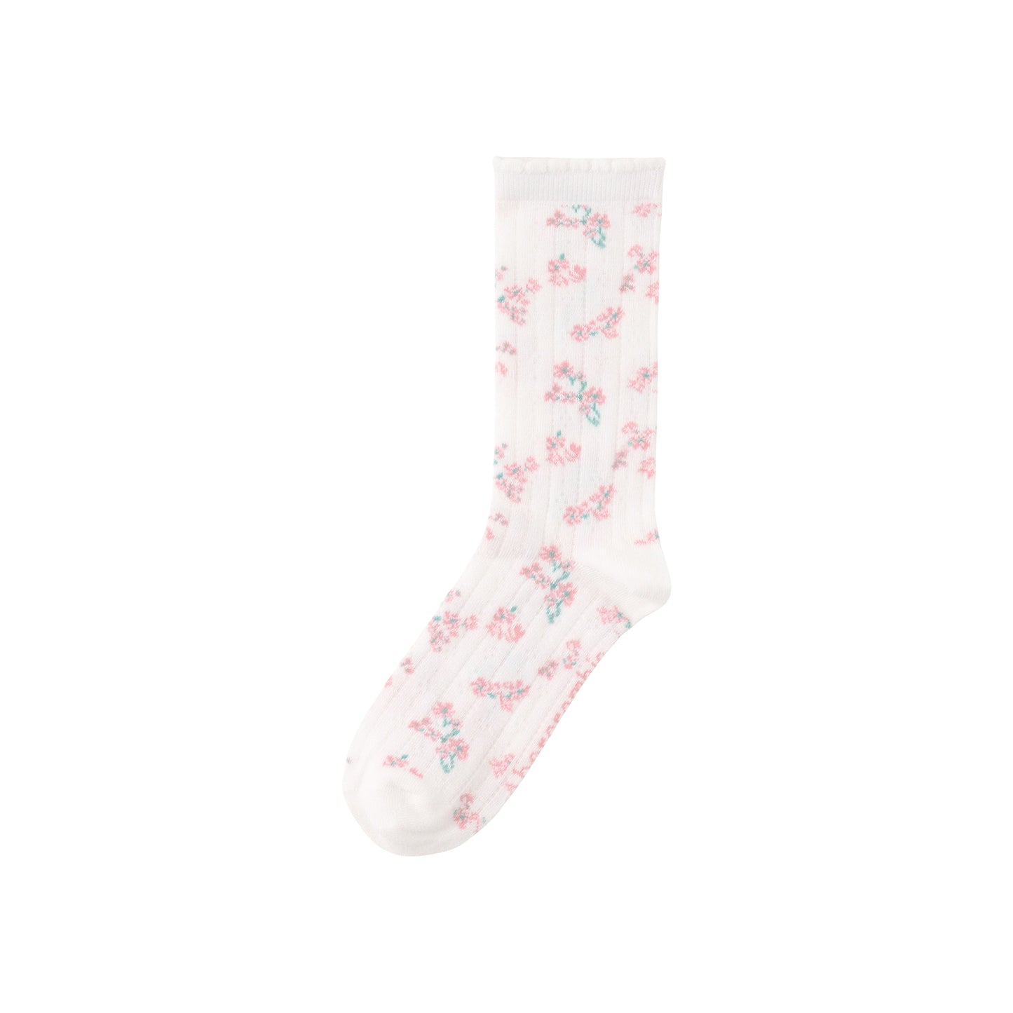 ソックス(23-25cm)  A&F(アバクロンビー&フィッチ) AFHG 3PK FLORAL POINTELLE CREW
