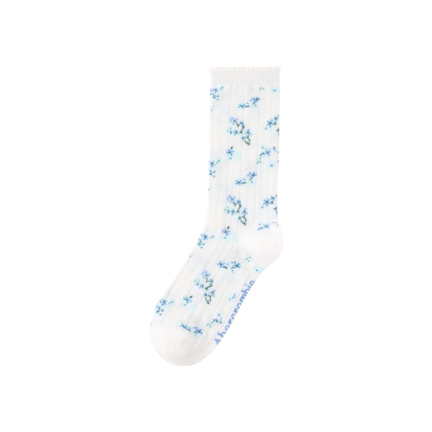 ソックス(23-25cm)  A&F(アバクロンビー&フィッチ) AFHG 3PK FLORAL POINTELLE CREW