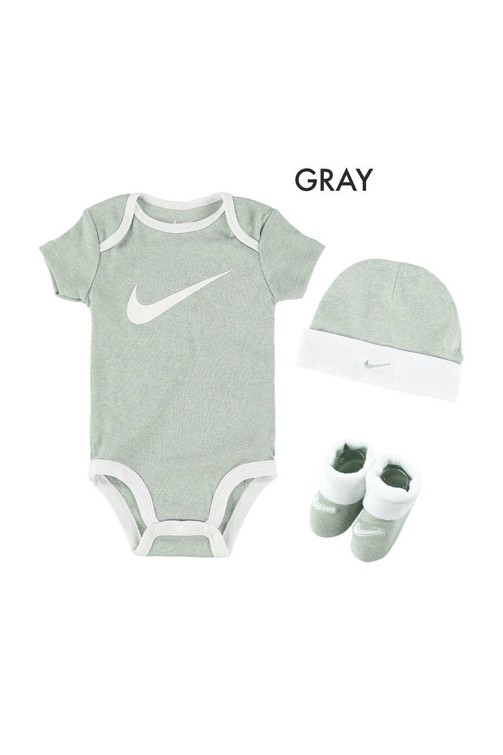 ベビー(6-12M) セット商品 NIKE(ナイキ) SWOOSH HAT/BODYSUIT/BOOTIE 3