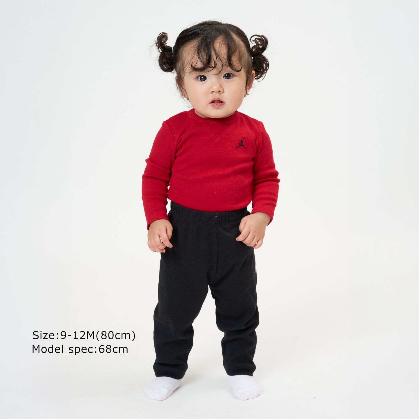 ベビー(65-80cm) セット商品 JORDAN(ジョーダン) JHN LONG SLEEVE ESST BOX SET