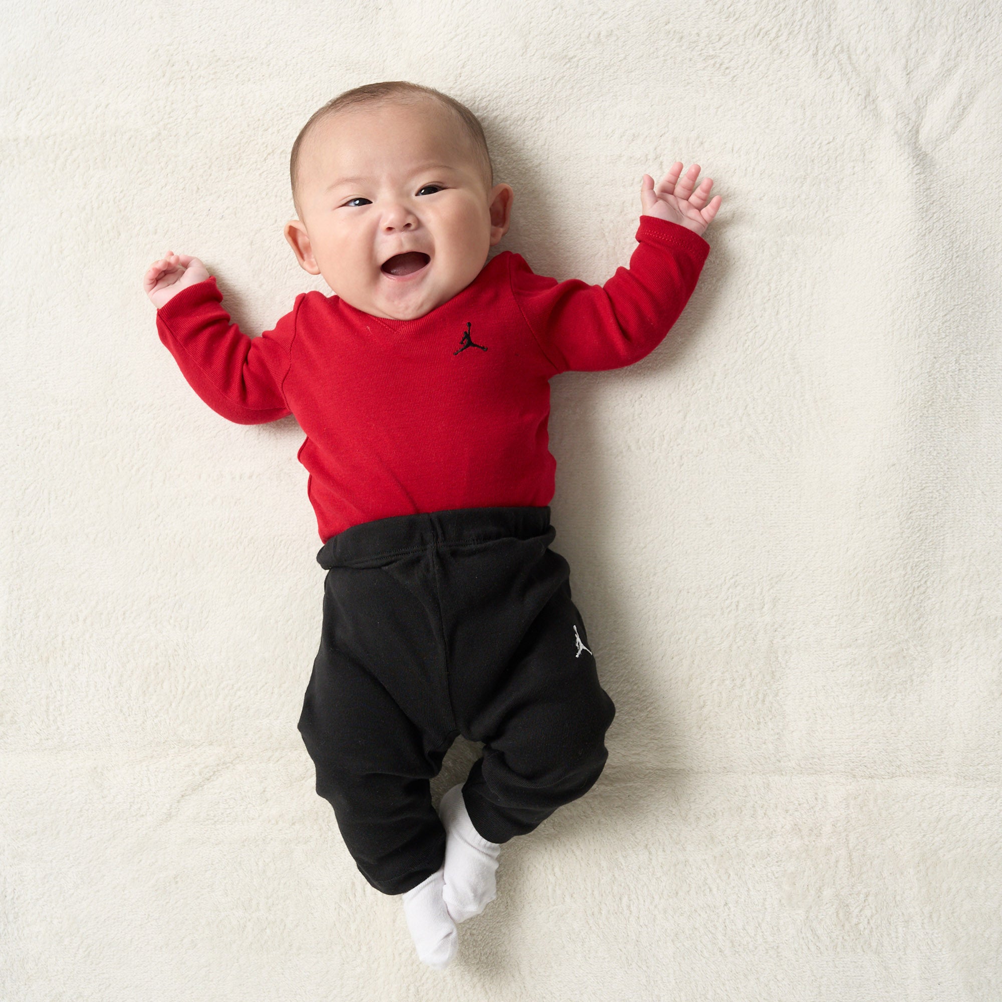 ベビー(65-80cm) セット商品 JORDAN(ジョーダン) JHN LONG SLEEVE ESST