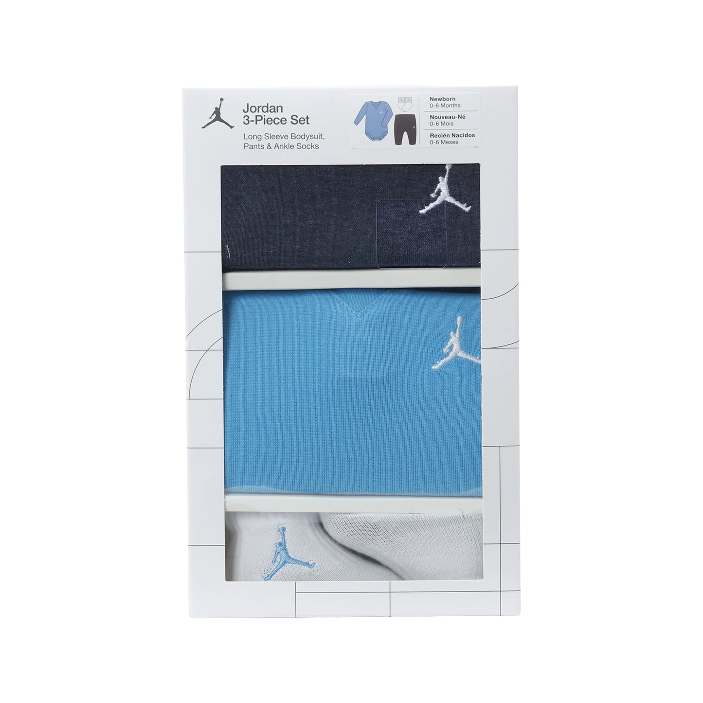 ベビー(65-80cm) セット商品 JORDAN(ジョーダン) JHN LONG SLEEVE ESST BOX SET