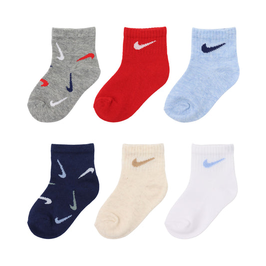 ソックス(8-12cm) NIKE(ナイキ) NHN SWOOSHFETTI 6PK ANKLE SOCK