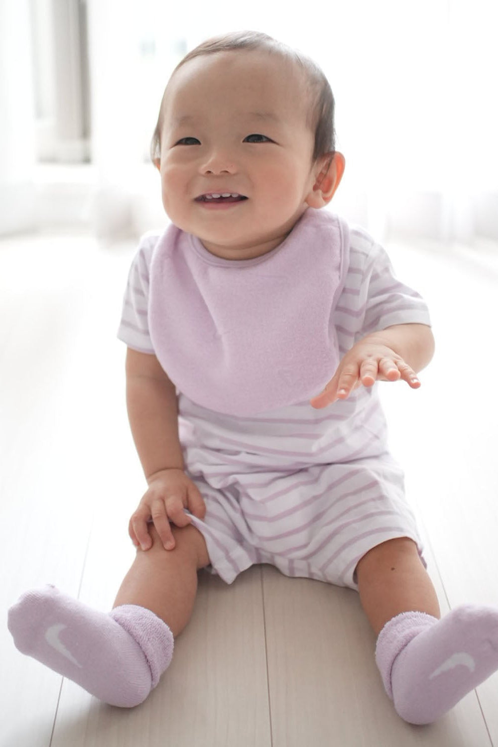 ベビー(80-90cm) NIKE(ナイキ) セットアップ NHN 3PK TERRY ROMPER SET