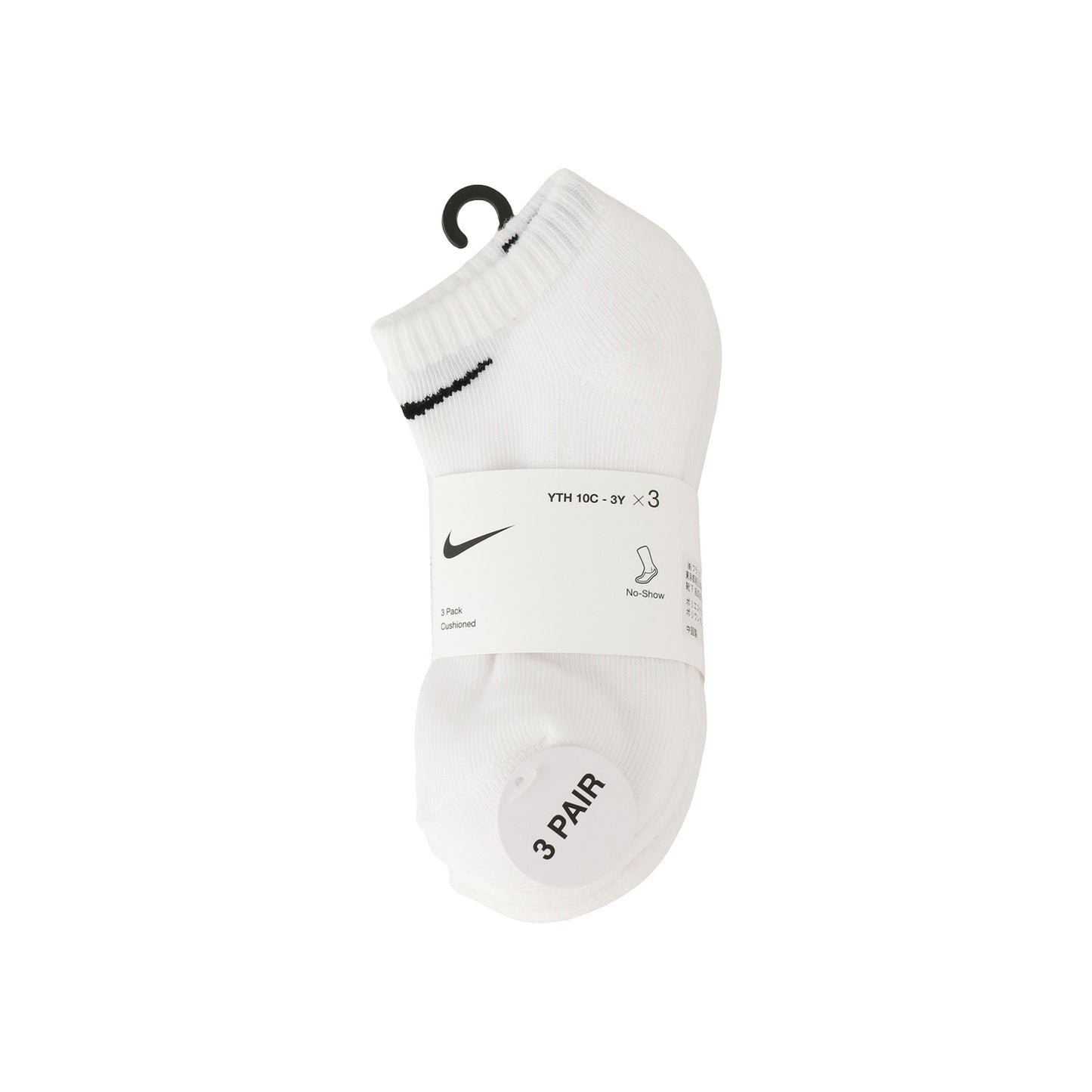 ソックス(17-21cm)  NIKE(ナイキ) ソックス NIKE BASIC PACK NO SHOW 3PK